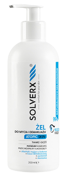 Żel do mycia i demakijażu Solverx Atopic Skin skóra atopowa 200 ml (5907479380044)