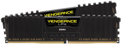 Оперативна пам'ять Corsair DDR4-3000 32768MB PC4-24000 (Kit of 2x16384) Vengeance LPX Black (CMK32GX4M2D3000C16)