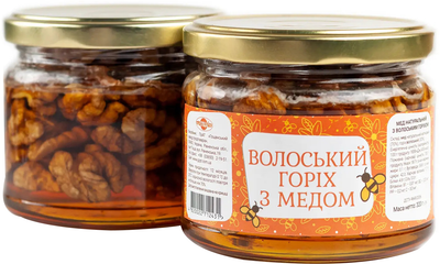 Грецкий орех с медом Пригощайся 320 г (0.32 кг) (HON-0005-0320)