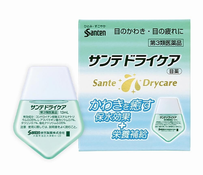 Капли для глаз искусственная слеза против сухости Santen Sante Drycare 12мл