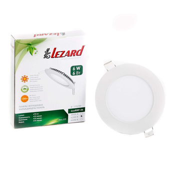LED светильник встраиваемый круглый Lezard 6W 4200K