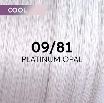 Глазур для фарбування волосся Wella Shinefinity Zero Lift Glaze 09 - 81 Platinum Opal / Very Light Blonde Pearl Ash 60 мл (4064666057644)