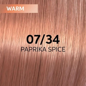 Глазур для фарбування волосся Wella Shinefinity Zero Lift Glaze 07 - 34 Paprika Spice / Medium Blonde Gold Red 60 мл (4064666057484)