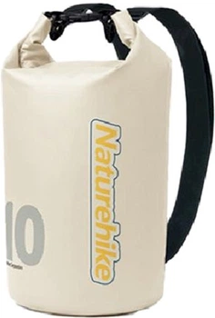 Рюкзак водонепроникний Naturehike CNK2300BS017 10 л Білий (6976023925375)