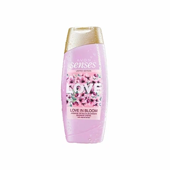 Крем-гель для душа Avon Senses, Любовь в цвету LOVE Лепестки и цветы жасмина 250 мл Love in Bloom