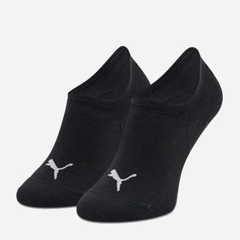 Набір чоловічих шкарпеток 3 пари Puma Unisex Footie 2P High Cut 90798101 43-46 Чорний (8720245034654)
