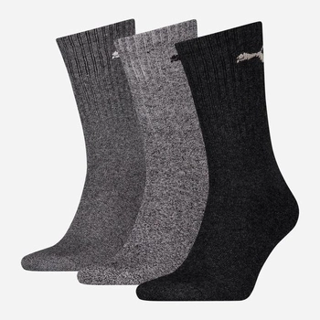Набір чоловічих шкарпеток 3 пари Puma Crew Sock 3P 88035505 47-49 Сірий (8713537207041)