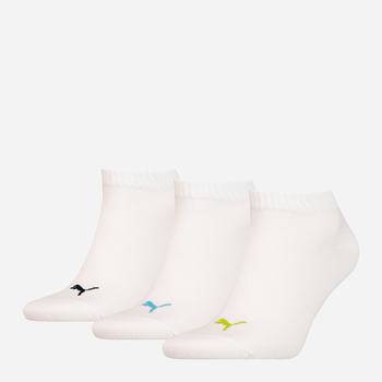 Набір чоловічих шкарпеток 3 пари Puma Unisex Sneaker Plain 3P 90680775 43-46 Білий (8720245486590)