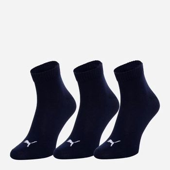 Набір чоловічих шкарпеток 3 пари Puma Unisex Quarter Plain 3p 90697822 43-46 Темно-синій (8718824423081)