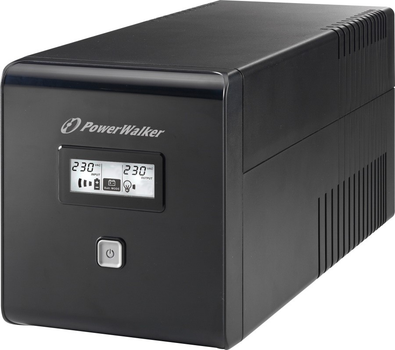 ИБП PowerWalker VI 1000 LCD 1000VA (600W) Black (10120018)