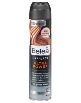 Лак для волосся Balea 5 Ultra Power 300 мл (4058172619052)