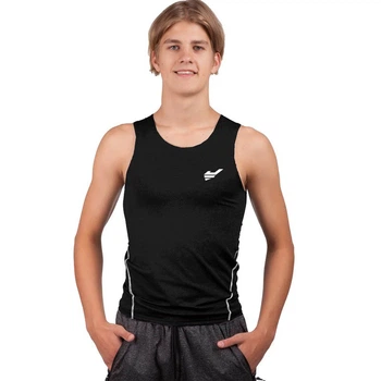 Спортивная компрессионная майка мужская Jason 701 размер 2XL (180-185 см) Black