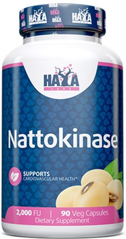 Натуральная добавка Haya Labs Nattokinase 2000FU 90 веган капсул (858047007892)