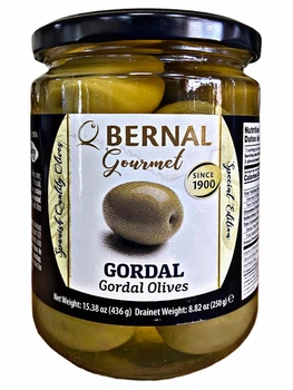 Оливки зелені Bernal Gordal 436г