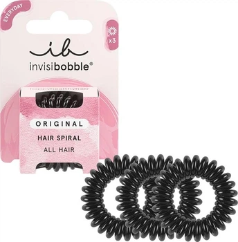 Резинка-браслет для волосся Invisibobble Original True Black 3 шт (4063528058768)