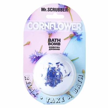 Бомбочка для ванни Cornflower Mr.SCRUBBER 200 г (4820200332284)