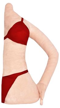 Poduszka Mikamax Girlfriend 70 x 38 x 20 cm beżowa (8719481358426)