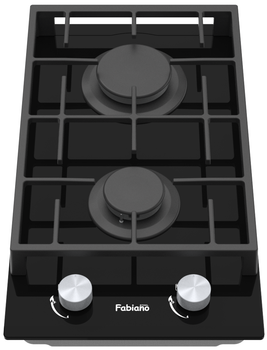 Варильна поверхня газова Fabiano FHG 862 VGH Black Glass 8111.406.1476