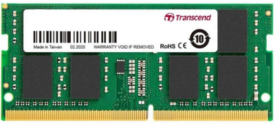 Оперативна пам'ять Transcend SODIMM DDR4-3200 8192MB PC4-25600 (JM3200HSG-8G)