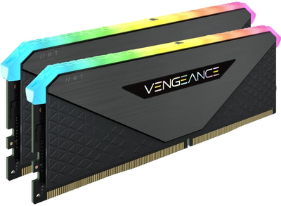 Pamięć RAM Corsair DIMM DDR4-4600 32768MB PC4-36800 (Kit of 2x16384MB) Vengeance RGB RT Black (CMN32GX4M2Z4600C18)