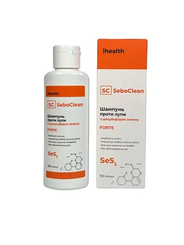 Шампунь ihealth для волос SeboClean Forte против перхоти с дисульфидом селена 150мл