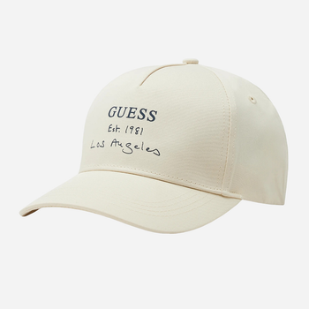 Czapka z daszkiem damska Guess V3GZ00WO08O-G6U3 One Size Beżowa (7621701691057)