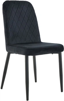 Стілець обідній Vetro Mebel N-44 Чорний велюр (N-44-black-velur/ black)