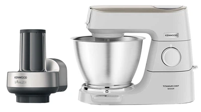 Кухонна машина KENWOOD KVC65.001WH + Насадка-спіралайзер KENWOOD KAX700PL (комплект)