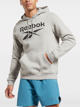 Bluza męska z kapturem Reebok Identity Big 100050292 XL Szara (4066751261257)