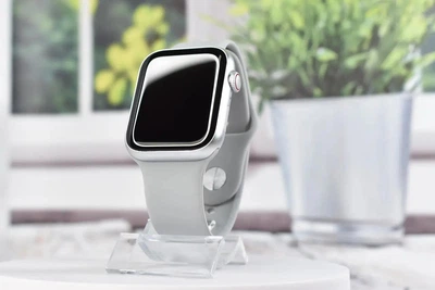 Смарт часы Smart Watch GS9 Mini Premium 41 mm Silver [с украинским меню, магнитной зарядкой и функцией звонка] [419502147]