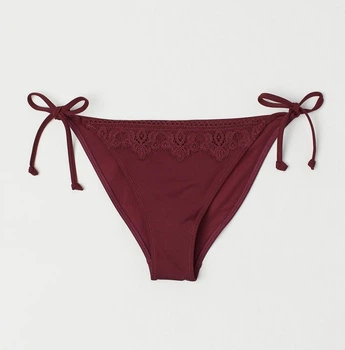 Нижня частина купальника жіноча H&M 0721990_борд_03 40 Бордова (KAY2000001306833)