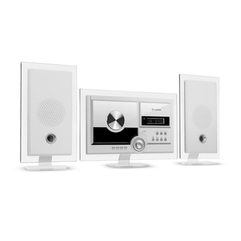 Стереосистема Auna Sonic DAB+ (10034087) Fm CD USB Bt Aux