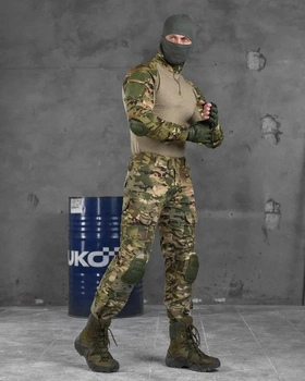 Тактичний костюм з наколінниками весна/літо XL мультикам (85702)
