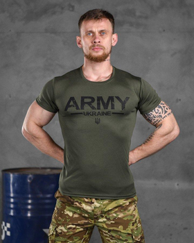 Тактическая потоотводящая футболка Odin Army Ukraine XL