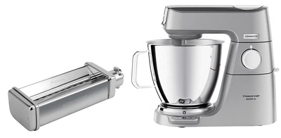 Кухонна машина KENWOOD KVL85.004SI + Насадка для приготування пасти KENWOOD KAX982ME (комплект)
