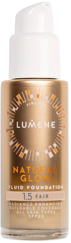 Тональний крем Lumene Natural Glow SPF20 освітлюючий розгладжуючий 1.5 Fair 30 мл (6412600832624)
