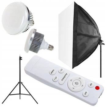 Комплект LED150KIT софтбокса 50 x 70 см стойка 2 м лампа LED 150 Ватт пульт ДУ