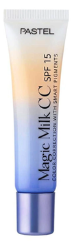 СС крем Magic Milk SPF 15 Pastel Корекція кольору з розумними пігментами тон 50 Light Medium 30мл(8690644337505)