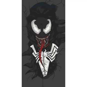 Картина по номерам большая Marvel "Venom art" 40х80 см