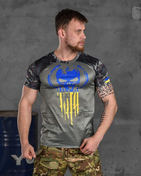 Тактическая потоотводящая футболка Punisher MTK L