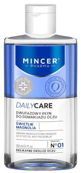 Płyn do demakijażu oczu Mincer Pharma DailyCare dwufazowy No.01 150 ml (5905669509244)
