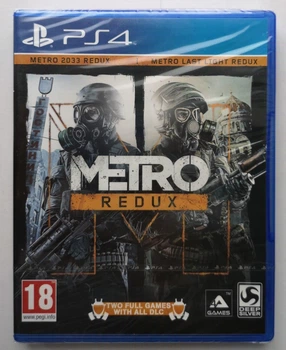 Metro Redux (Metro 2033 Redux + Metro Last Light Redux), русская версия - диск для PlayStation 4
