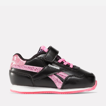 Buty sportowe dziecięce dla dziewczynki na rzepy Reebok Royal Cl Jog 100075178 22.5 Czarne (1200143262276)