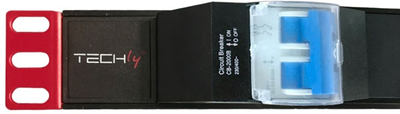 Мережевий фільтр TECHly I-CASE STRIP-61UD 6 розеток 3 м Black
