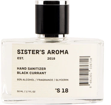 Санітайзер Sister's Aroma Hand sanitizer S 18, 50 мл (8681301036718)