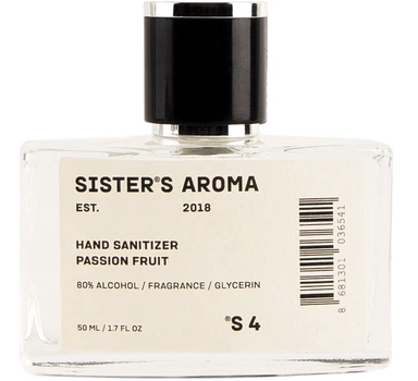 Санітайзер Sister's Aroma Hand sanitizer S 4, 50 мл (8681301036541)