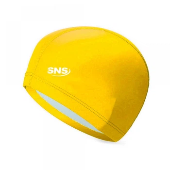 Шапочка для плавания комбинированная SNS Swimming Cap желтая 11294343