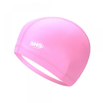 Шапочка для плавания комбинированная SNS Swimming Cap розовая 11294345