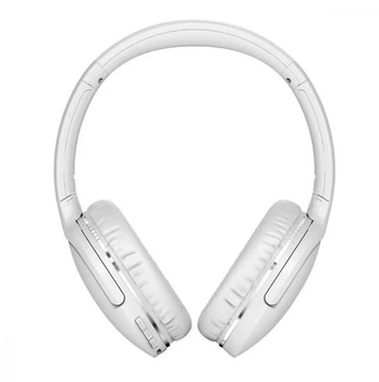 Навушники бездротові Baseus Bluetooth 5.0 мікрофон 450mAh Encok D02 Pro TWS білий (D02 White)