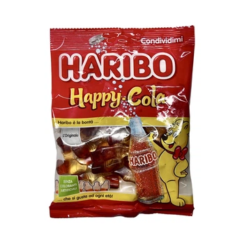 Желейки Haribo happy cola со вкусом когда 175г